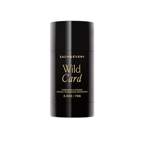 Each & Every Natural Deodorant, EWG Verified & Vegan (2.5oz)
