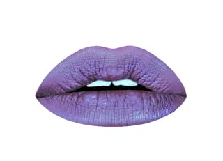 Aromi Silver Plum Metallic Liquid Lipstick, Dark Violet Shade