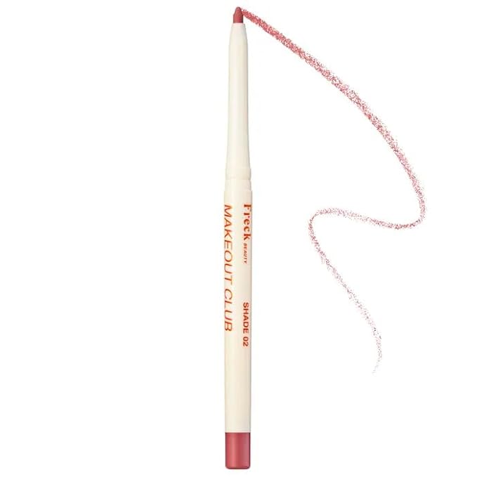 Freck MAKEOUT CLUB Nude Muse Lip Liner, 0.12oz | Retractable Pencil, Long Lasting Lip Plumper & Definer | Infused with Jojoba and Hyaluronic Acid | Vegan, Cruelty Free | Warm Pink Nude