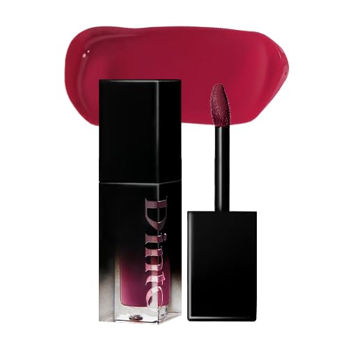 DINTO Blur-Glowy Lip Tint (222 Fiat Lux) – Dewy Finish Glowy Korean Lip Tint, Long Lasting All Day Stain, Cherry Red, Vegan & Cruelty-Free, 0.11 fl oz