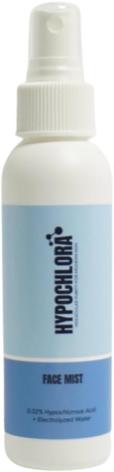 Hypochlora Hypochlorous Acid Face Mist – Gentle Facial Spray for Hydration & Soothing, Alcohol-Free Daily Skincare Refreshing Mist, Sensitive Skin Safe, 4 fl oz
