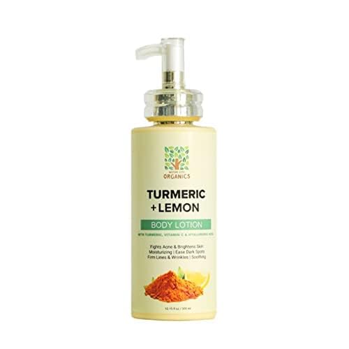 Motor City Organics Turmeric Citrus Grove Body Lotion | Turmeric Root + Citrus Peel | 10.2 oz | Paraben-Free | All Skin Types