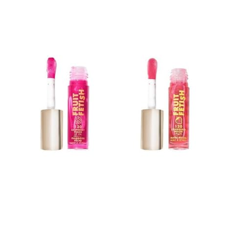 Milani Fruit Fetish Lip Oil - Blackberry Agave & Lychee Nectar 2pk