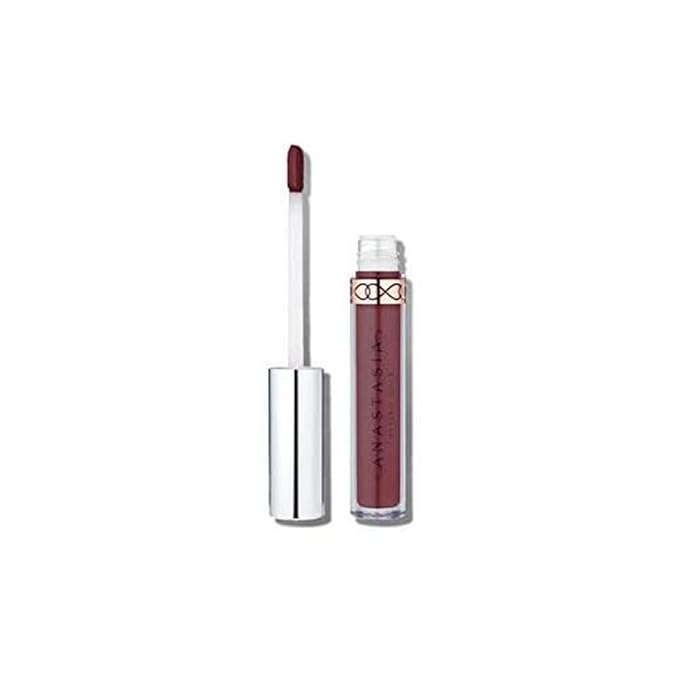 Anastasia Beverly Hills Liquid Lipstick - Full-Pigment Long-Wearing Matte Liquid Lip Color with Smudge-Resistant Comfortable Wear for Bold Defined Lips - Poet