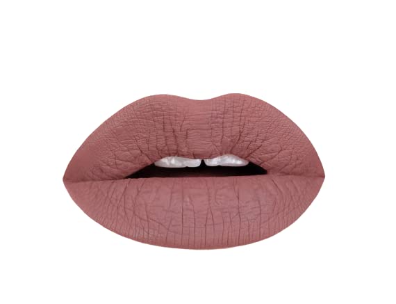 Aromi Sepia Brown Matte Liquid Lipstick | Grey Brown Lip Color, Greige, Vegan and Cruelty-Free, Waterproof, Long-Lasting Lipstick, Dye-Free