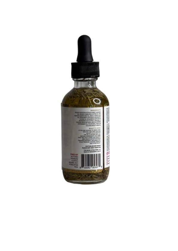 The Mane Attraction Extra-Strength Herbal Hair Growth Oil, 2 Fl Oz