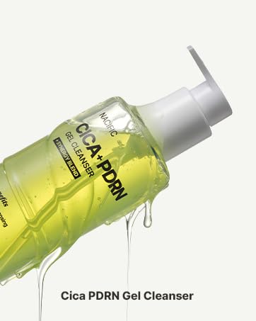 NACIFIC Cica PDRN Gel Cleanser 6.76 fl oz 200ml, Centella Asiatica, Low pH Deep Pore Cleanser for Sensitive Skin, Soothing, Purifying Korean Face Wash