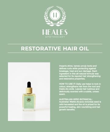 Heales Apothecary Hair Oil for Dry Hair