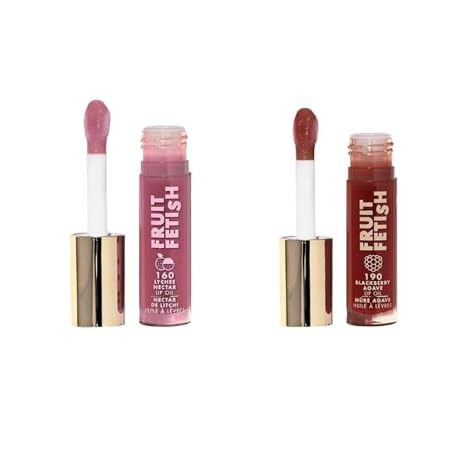 Milani Fruit Fetish Lip Oil - Raspberry Peach & Strawberry Melon 2pk