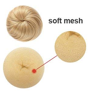 Teenitor 4 Pcs Hair Donut Hair Bun Maker(Extra-large, Large, Medium, Small) with Hair Pins 20 Pcs, Blonde