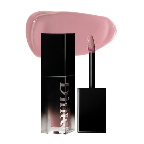 DINTO Blur-Glowy Lip Tint (219 Ave Maria) – Dewy Finish Glowy Korean Lip Tint, Long Lasting All Day Stain, Muted Lavender Beige, Vegan & Cruelty-Free, 0.11 fl oz