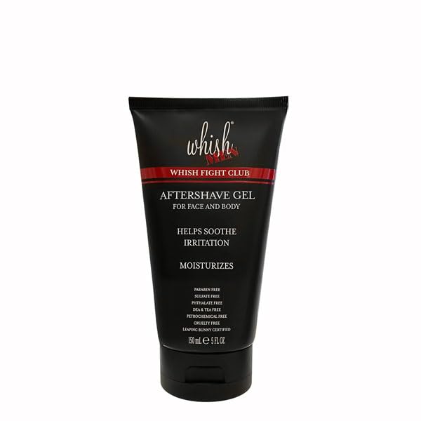 Whish Men's Aftershave Gel with Cooling Formula for Post-Shave Relief