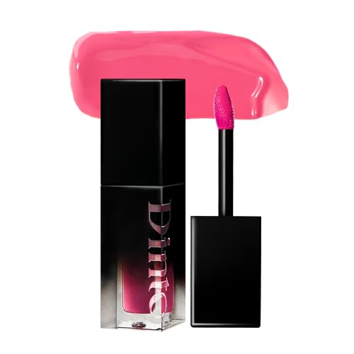 DINTO Blur-Glowy Lip Tint (216 Pax) – Dewy Finish Glowy Korean Lip Tint, Long Lasting All Day Stain, Bright Vivid Pink, Vegan & Cruelty-Free, 0.11 fl oz