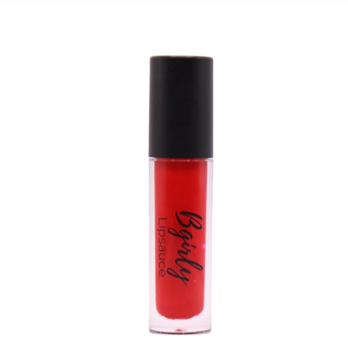 Bgirly Lipsauce | Handmade, Vegan, Moisturizing Lip Gloss, Non-Sticky Lip Gloss (Scarlet)