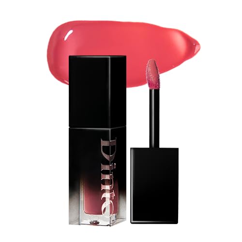 DINTO Blur-Glowy Lip Tint (207 Fidentia) – Dewy Finish Glowy Korean Lip Tint, Long Lasting All Day Stain, Light Raspberry Pink, Vegan & Cruelty-Free, 0.11 fl oz