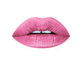 Aromi Metallic Liquid Lipstick | Long-lasting, Baby Pink Lip Color with Shimmery Finish (Pink Sugar)