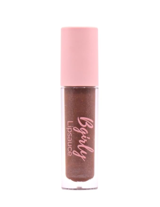 Bgirly Lipsauce | Handmade, Vegan, Moisturizing Lip Gloss, Non-Sticky Lip Gloss (Chestnut)