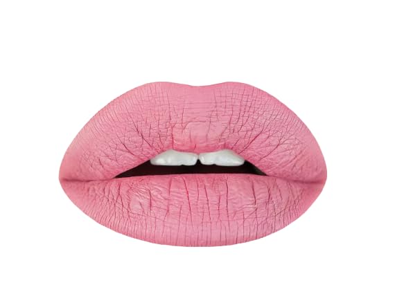 Aromi Pink Nude Liquid Lipstick | Long-Lasting, Blush Beige Lip Color, Matte Finish, Vegan, Cruelty-free, Waterproof (Toasted Almond)