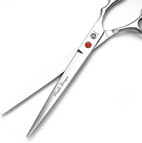 Purple Dragon 8 inch Sharp Edge Hair Cutting Shears with Bag