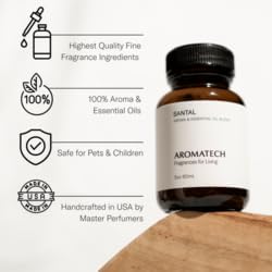 AromaTech Noir Premium Aroma Oil – Bold & Luxurious Home Fragrance with Notes of Cedarwood, Musk, Fig & Black Tea for Scent Diffusers, Cold-Air and UltraSonic Scent Machines (500 mL)