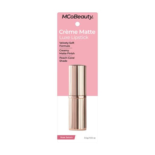 MCoBeauty Creme Matte Luxe Lipstick - Rose Saturn - Creamy Matte Lipstick
