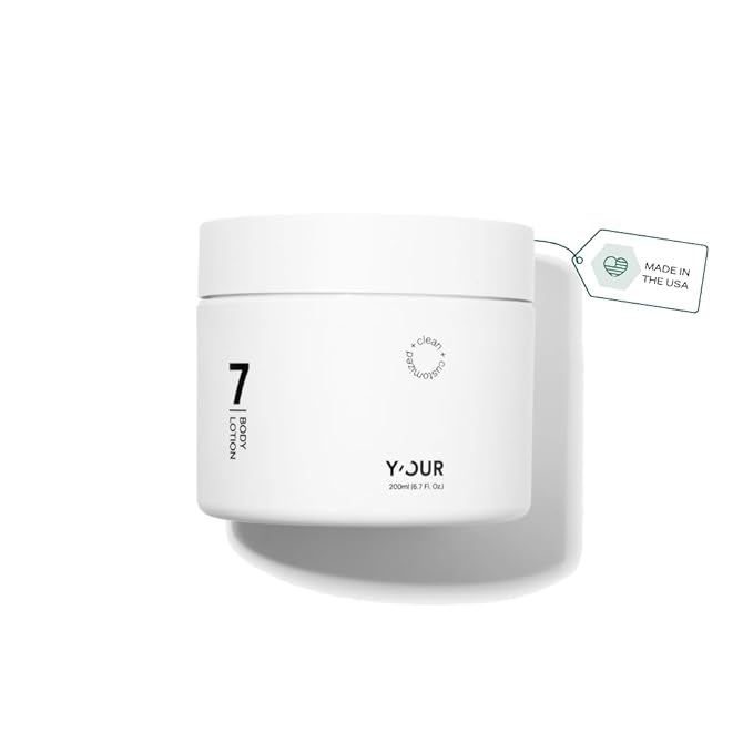 Y'OUR Ultra Hydrating Body Lotion with Niacinamide, Aloe Vera & Jojoba Oil - Even Skin Tone & Irritation Relief - Fast Absorbing, Non-Greasy for All Skin Types, Gifts for Women