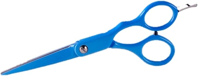 Cricket High Voltage Shear Kit 5.5" Haircutting Shears, Neon Blue