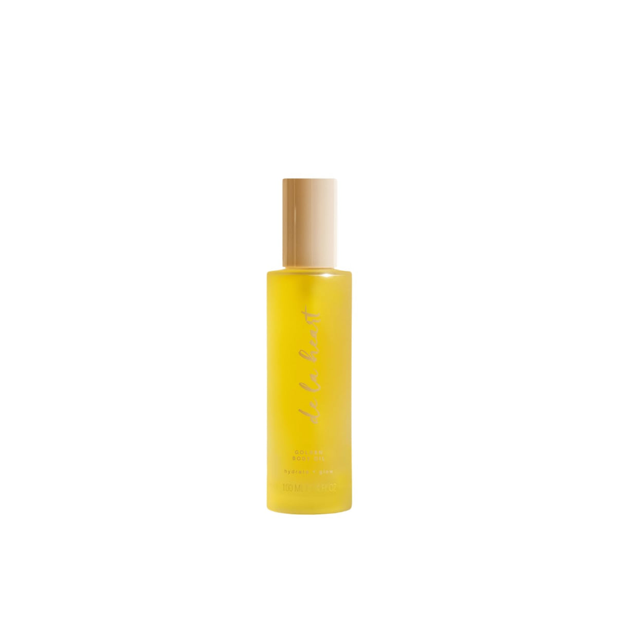 de la heart Golden Body Oil 3.4 fl oz | Nourishing Lightweight Body Moisturizer for Radiant, Silky Skin | Fast-Absorbing Natural Oil Blend with Subtle Glow | Hydration & Softness for All Skin Types
