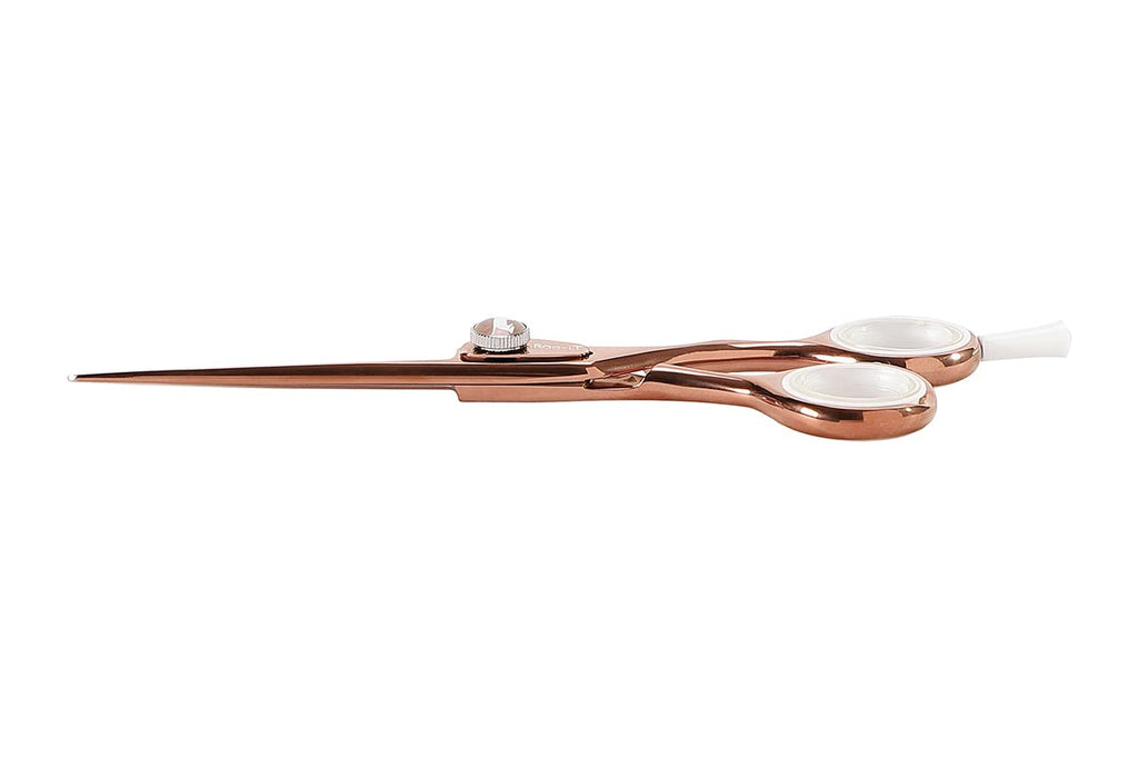 Cricket Centrix Roc-It Dog 6” Titanium Shear Professional Stylist Hair Cutting Scissor Lightweight, Rose Gold