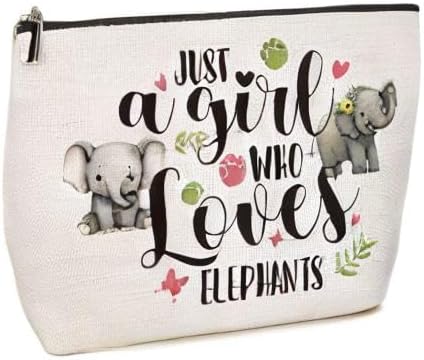 Elephant Makeup Bag Funny Animal Cosmetic Bag Elephant Gifts for Girls