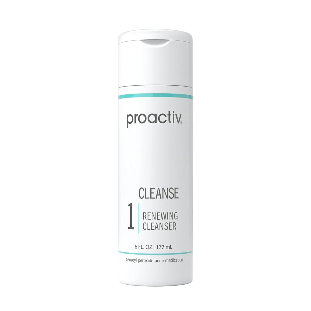 Proactiv Acne Cleanser - Benzoyl Peroxide Face Wash and Acne Treatment - Daily Facial Cleanser and Hyularonic Acid Moisturizer with Exfoliating Beads - 60 Day Supply, 4 Fl Oz