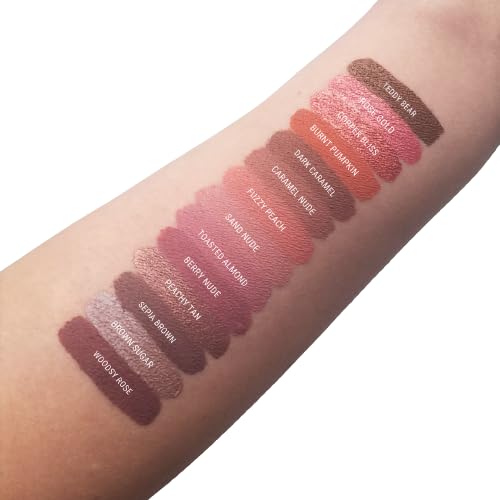 Aromi Woodsy Rose Matte Liquid Lipstick | Sepia Rosewood Lip Color for Women (Woodsy Rose)
