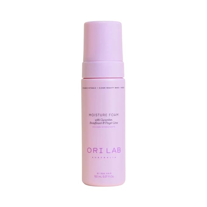 ORI LAB Moisture Foam, Hydrating Curl Mousse to Define Waves, 5.1 fl oz