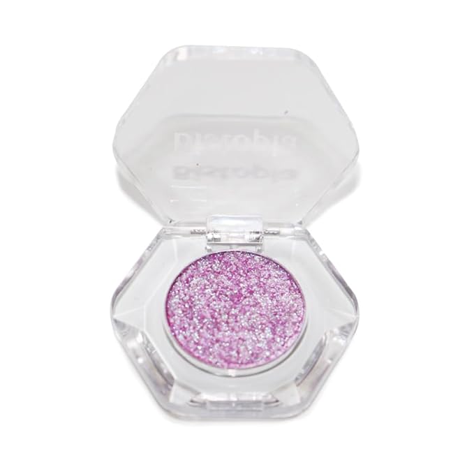 Bistopia Holographic Glitter Single Eyeshadow, Pearlescent Shimmer Metallic Cream Powder Eye Makeup, Blendable Long Lasting Waterproof, Multi-Use Face Highlighter, 2g. (Solar Delirium)