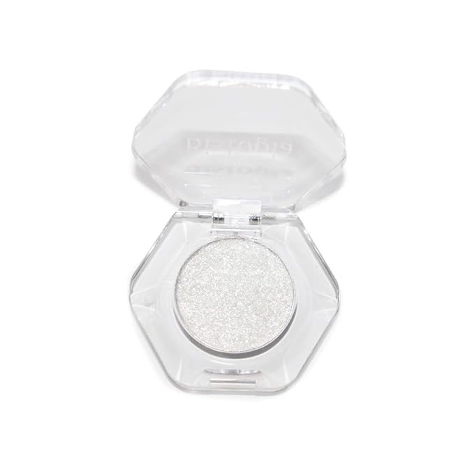 Bistopia Holographic Glitter Single Eyeshadow, Pearlescent Shimmer Metallic Cream Powder Eye Makeup, Blendable Long Lasting Waterproof, Multi-Use Face Highlighter, 2g. (Intruder)
