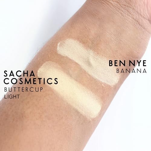 Sacha Buttercup Light Setting Powder – Light to Medium Skin Tones Translucent Loose Face Powder, Flashback-Resistant, Oil Control, Long-Wear Matte Finish (1.75 oz)