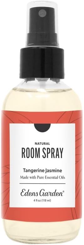 Edens Garden Tangerine Jasmine Aromatherapy Room Spray, All Natural & Made with Essential Oils (Great Home Air Freshener - Try Using On Pillows & Linens for Sleep), 4 oz
