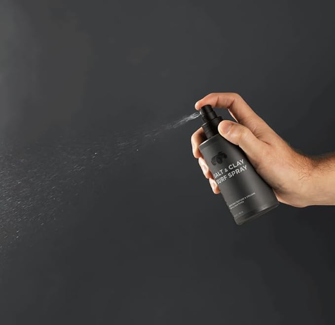 BRIGHTSIDE Salt & Clay Surf Spray - Instant Volume & Texture for Thicker Looking Hair - Natural Sea Salt Spray for Men & Women - Hydrate & Hold for All Hair - Alcohol-Free, Clean ingredients - 6oz