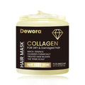 Dewora Keratin Collagen Hair Mask for Dry & Damaged Hair, Deep Conditioning Repair Treatment with Maca Root, Frizz Control & Shine, For All Hair Types, 8.8 fl oz