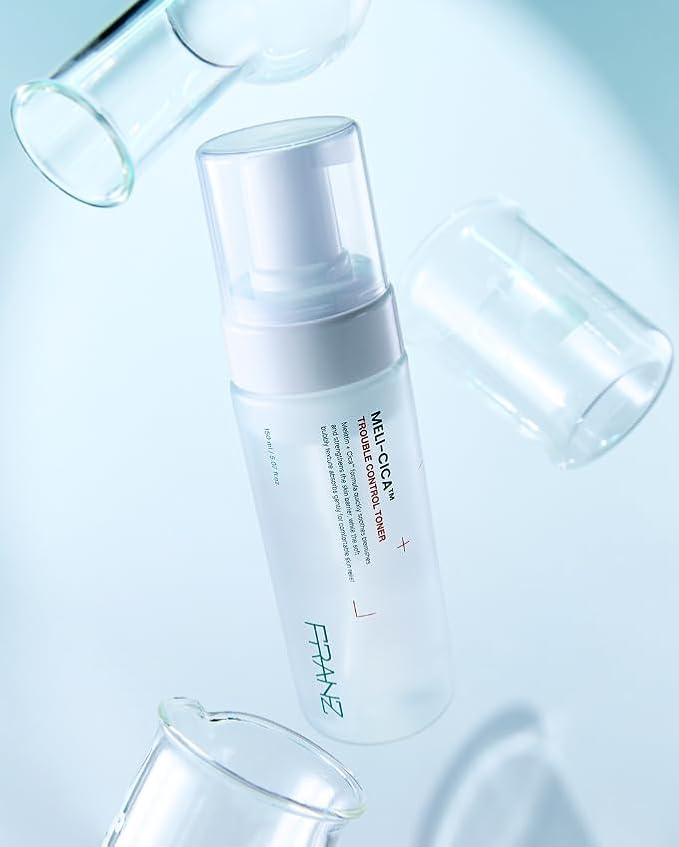 FRANZ Meli-CICA Bubble Toner for Face, Oil-Free, No Cotton Pads, 150ml