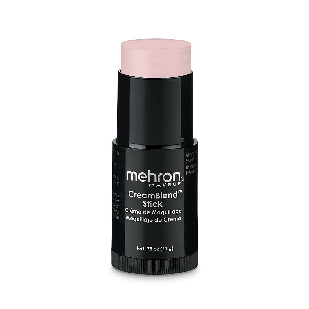 Mehron Makeup CreamBlend Stick - Cream Face & Body Paint (Orange, 0.75 Ounce)