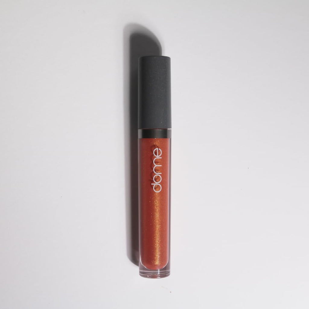 dome BEAUTY Lip Gloss (Angela) LipGloss Vegan. CleanBeauty, CLEAN BEAUTIFUL YOU (Indira, 0.20 oz)