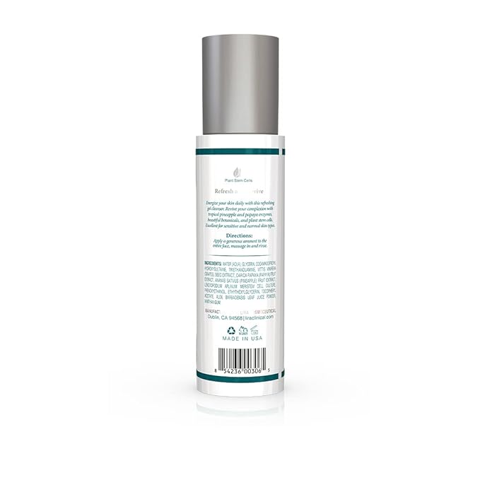 Lira Clinical BIO Enzyme Cleanser - Papaya and Pineapple Gel - 177 ml