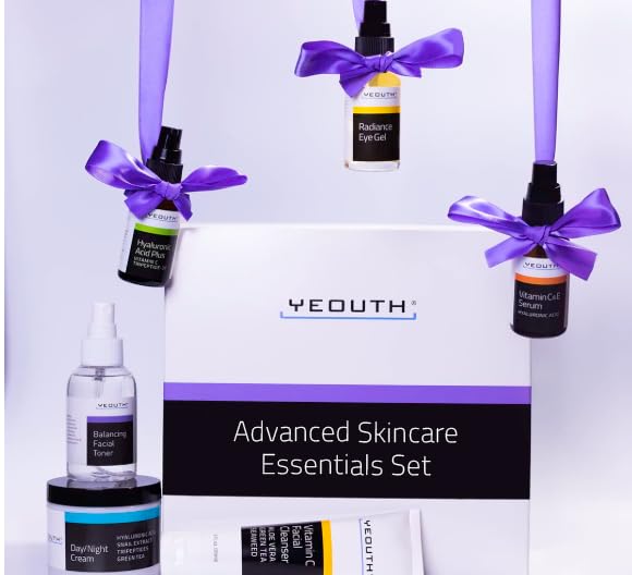 YEOUTH Skin Care Set 6-Piece Full Size for Radiant-Looking Skin