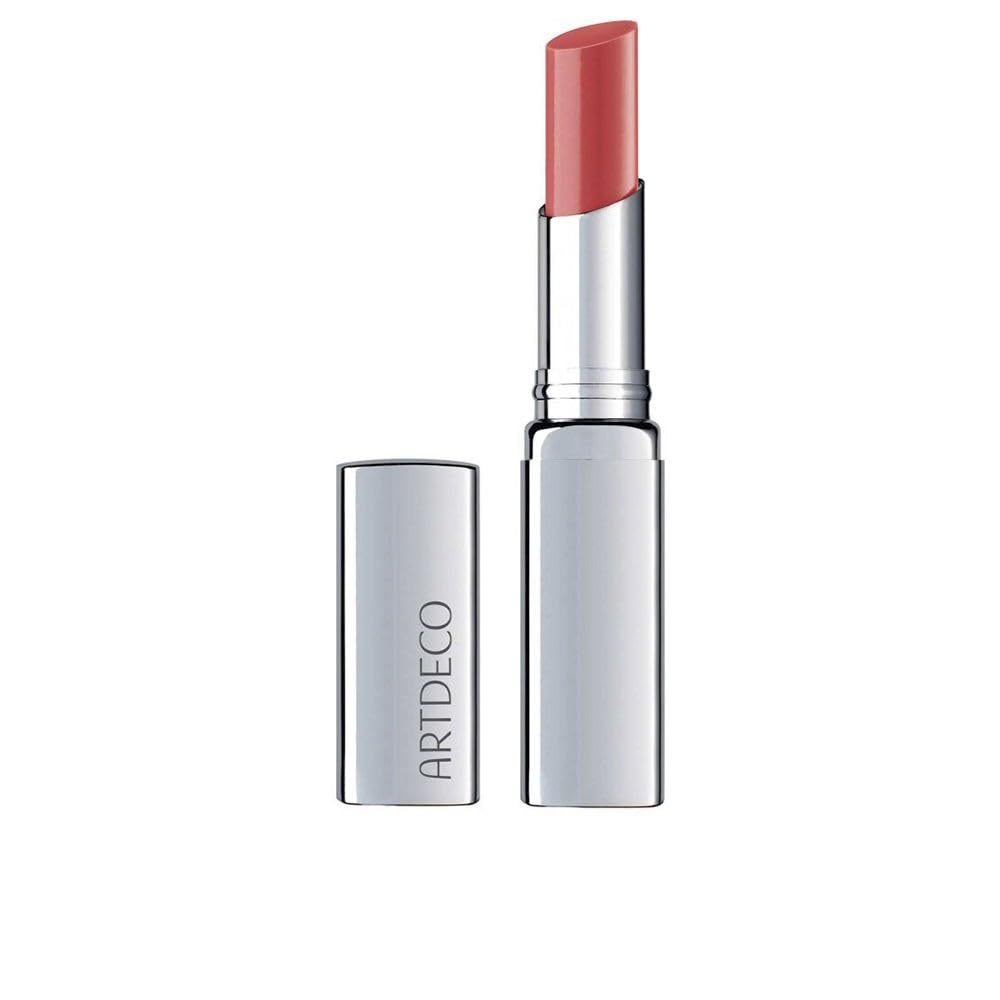 ARTDECO Color Booster Lip Balm in rose - nourishing lip balm with color-adapting pigments - lip plumper with spearmint flavor - prevents dryness & chapping - lip care with kernel oil - 0.1 Oz