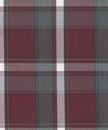 ClassExceed School Uniform Plaid, Plaid Scrunchie, Back to school, handmade school uniform hair accessories (Burgundy light gray White Plaid54)