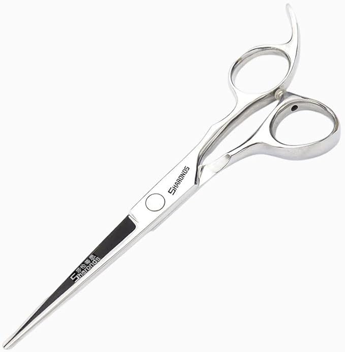 6/6.5 inch hair scissors hairdresser hair thinning(6 inch flat)