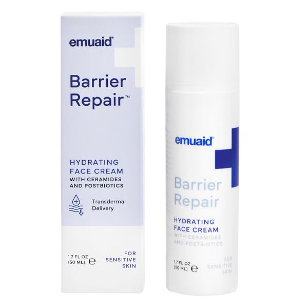 emuaid Barrier Repair Hydrating Face Cream, Daily Facial Moisturizer, 1.7oz