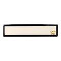 Classic Black & White Hair Barrette for Women, Middle, 3.5 inch, 1 Pcs