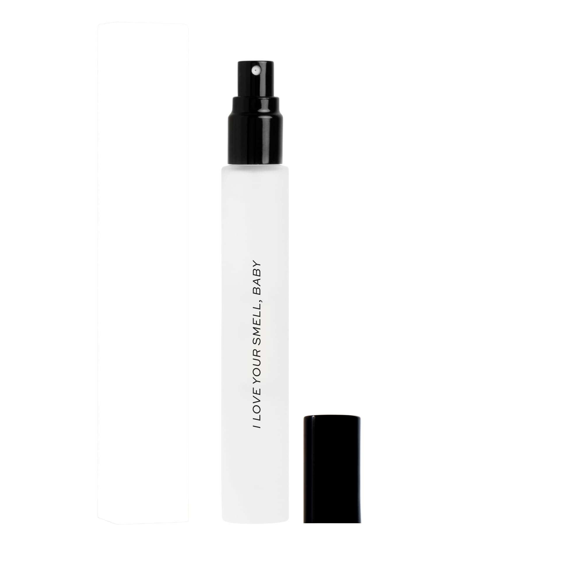 DIME Beauty I Love Your Smell, Baby Travel Perfume, Sparkling Berry Perfume for Women with Sparkling Pomegranate, Sweet Red Berries & Vanilla, Eau de Toilette Spray, Vegan, 0.34 oz / 10 ml